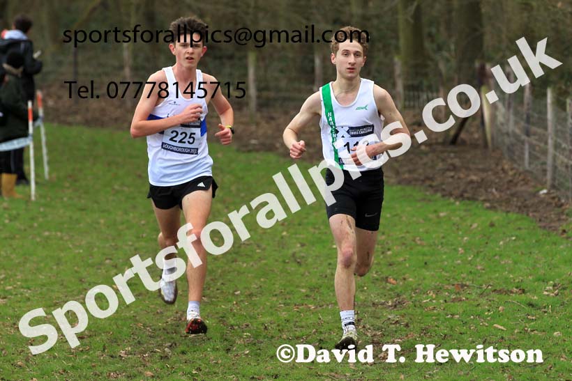 Mens Under-20s 2022 CAU Inter Counties Cross Country, Prestwold Hall, Loughborough.  Photo: David T. Hewitson/Sports for All Pics